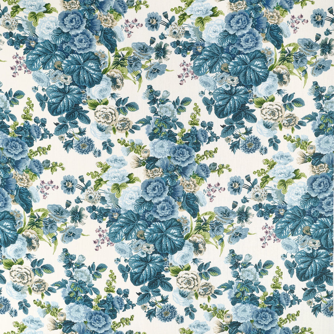 HIDCOTE - Lavender and Blues by Thibaut Fabric