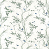 VIRGINIA - Blue and Green by Thibaut Fabric