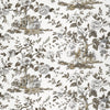 FOREST LODGE - Brown and White by Thibaut Fabric
