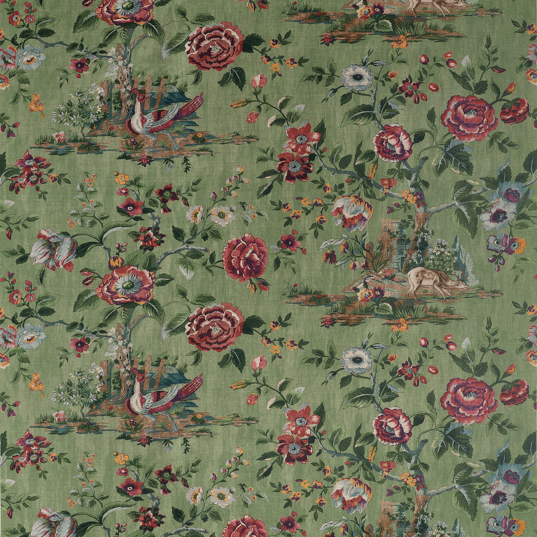 FOREST LODGE - Green by Thibaut Fabric