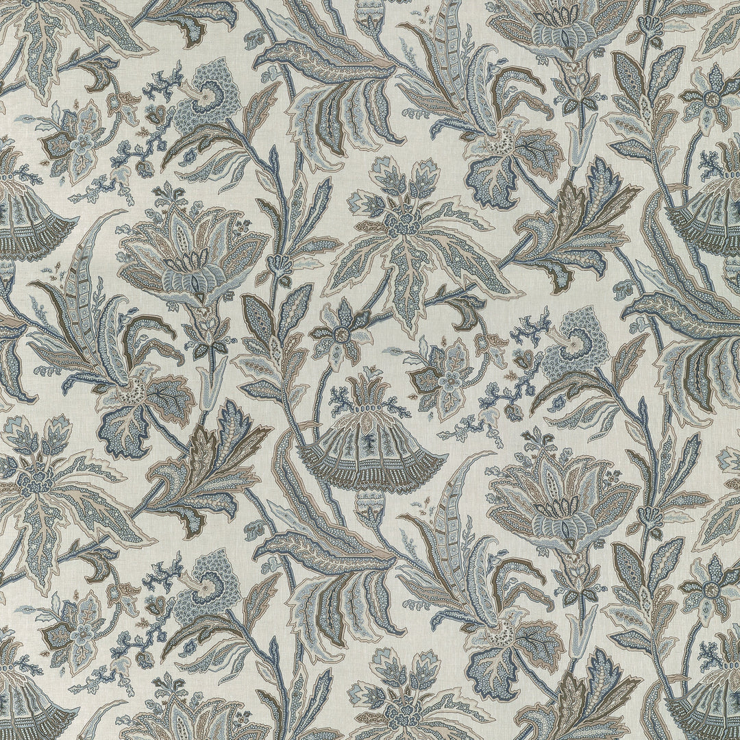 BRECKENRIDGE - Grey and Beige by Thibaut Fabric