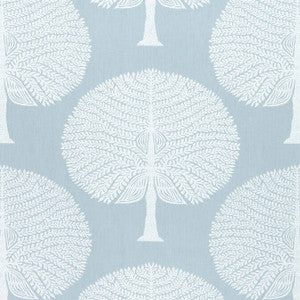 Mulberry Tree Spa Blue F910600 by Thibaut Fabric