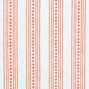 New Haven Stripe Coral F910606 by Thibaut Fabric