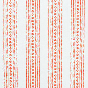 New Haven Stripe Coral F910606 by Thibaut Fabric