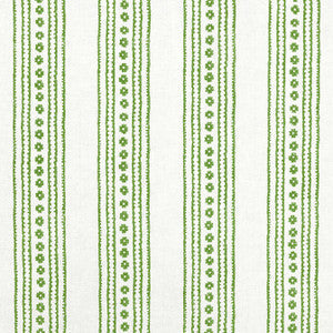New Haven Stripe Green F910607 by Thibaut Fabric