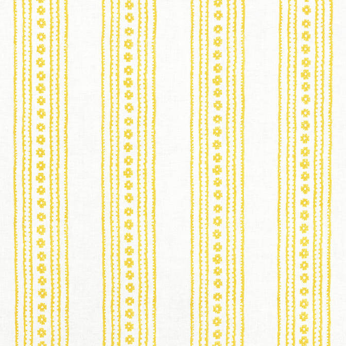 New Haven Stripe Yellow F910610 by Thibaut Fabric Thibaut Fabric New Haven Stripe Yellow F910610Fabric Ceylon Fabric 55% Linen, 45% Cotton INDIA </p><p>Repeat: V: 6.75 54 - Fabric Carolina -