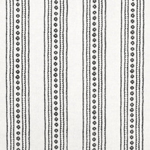 New Haven Stripe Black F910611 By Thibaut Fabric
