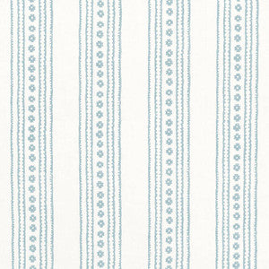 New Haven Stripe Spa Blue F910612 by Thibaut Fabric