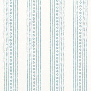 New Haven Stripe Spa Blue F910612 by Thibaut Fabric