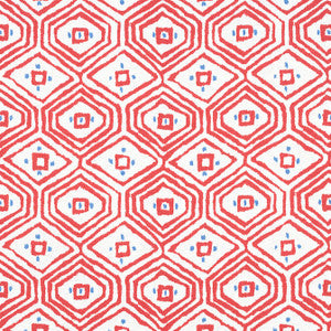 Pass-A-Grille Red F910614 by Thibaut Fabric