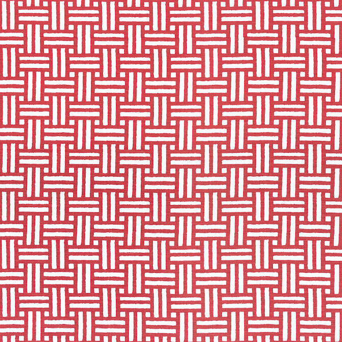 Piermont Red F910621 by Thibaut Fabric Thibaut Fabric Piermont Red F910621Fabric Ceylon Fabric 56% Linen, 44% Cotton INDIA </p><p>Repeat: V: 2.75 54 - Fabric Carolina -