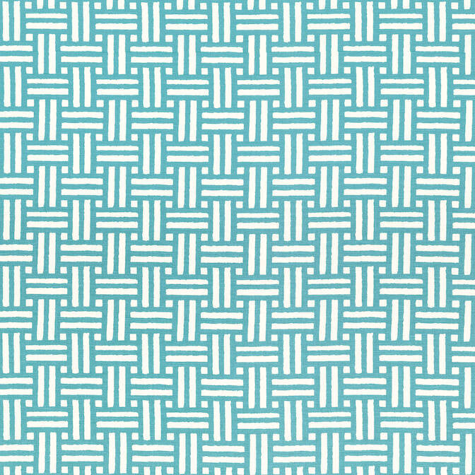 Piermont Turquoise F910622 by Thibaut Fabric Thibaut Fabric Piermont Turquoise F910622Fabric Ceylon Fabric 56% Linen, 44% Cotton INDIA </p><p>Repeat: V: 2.75 54 - Fabric Carolina -