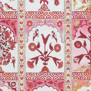 Indian Panel Pink F910632 by Thibaut Fabric