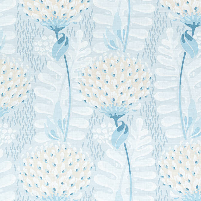 Tiverton Spa Blue F910645 by Thibaut Fabric Thibaut Fabric Tiverton Spa Blue F910645Fabric Ceylon Fabric 60% Linen, 30% Cot, 10% Nylon UNITED KINGDOM </p><p>Repeat: V: 24 54 - Fabric Carolina -
