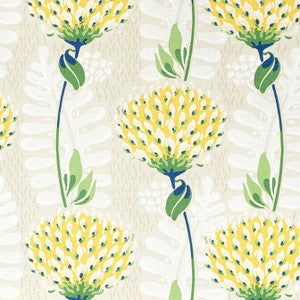Tiverton Yellow F910646 by Thibaut Fabric