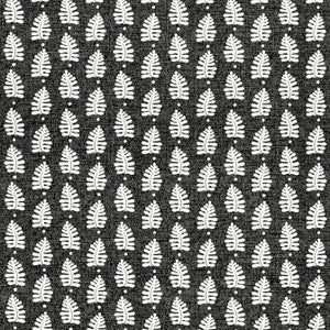 Ferndale Black F910657 by Thibaut Fabric