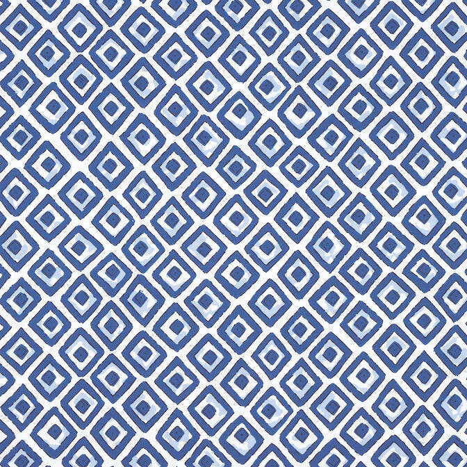 Indian Diamond Blue F910660 by Thibaut Fabric Thibaut Fabric Indian Diamond Blue F910660Fabric Ceylon Fabric 90% Cotton, 10% Linen UNITED STATES </p><p>Repeat: V: 24.75 54 - Fabric Carolina -