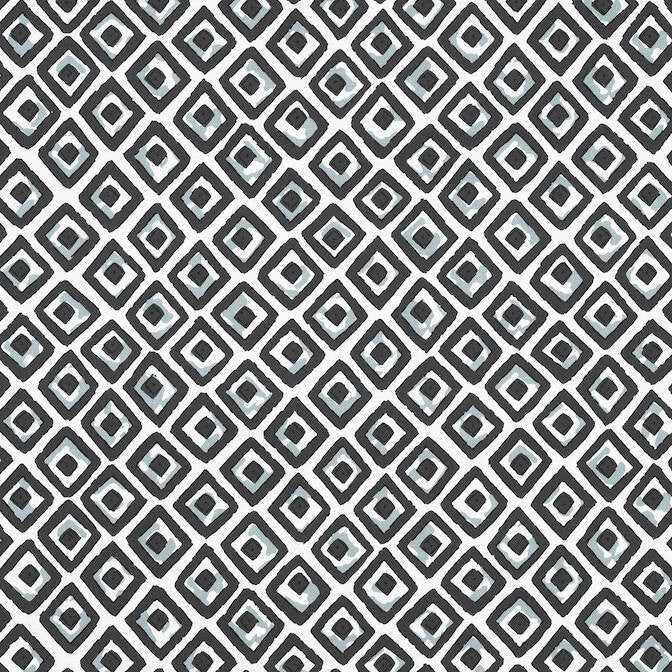 Indian Diamond Black F910661 by Thibaut Fabric Thibaut Fabric Indian Diamond Black F910661Fabric Ceylon Fabric 90% Cotton, 10% Linen UNITED STATES </p><p>Repeat: V: 24.75 54 - Fabric Carolina -