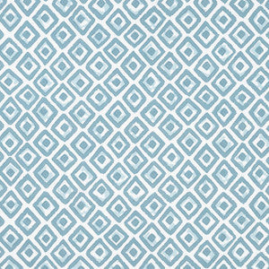 Indian Diamond Spa Blue F910662 by Thibaut Fabric