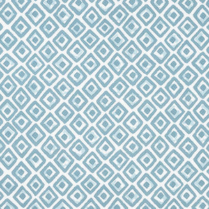 Indian Diamond Spa Blue F910662 by Thibaut Fabric