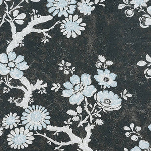 Claudette Charcoal F910814 by Thibaut Fabric