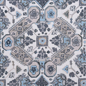 Persian Carpet Grey and Beige F910828 by Thibaut Fabric