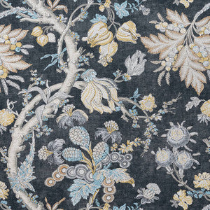 Chatelain Charcoal F910842 by Thibaut Fabric