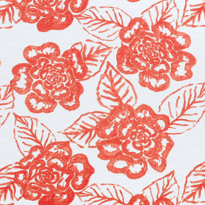 Bonita Springs Coral F913081 by Thibaut Fabric Thibaut Fabric Bonita Springs Coral F913081Fabric Summer House Fabric Book 100% Cotton UNITED KINGDOM </p><p>Repeat: V: 23.5 54 - Fabric Carolina -