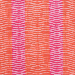 Wavelet Pink and Coral F913095 by Thibaut Fabric