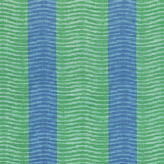 Wavelet Blue and Green F913098 by Thibaut Fabric Thibaut Fabric Wavelet Blue and Green F913098Fabric Summer House Fabric Book 51% Linen, 49% Viscose THAILAND </p><p>Repeat: V: 8 54 - Fabric Carolina -