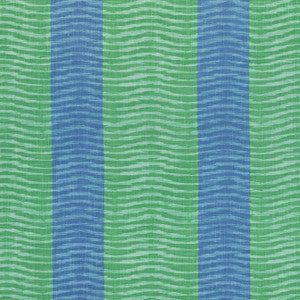 Wavelet Blue and Green F913098 by Thibaut Fabric
