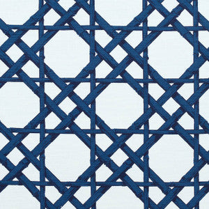 Cyrus Cane Navy F913139 by Thibaut Fabric