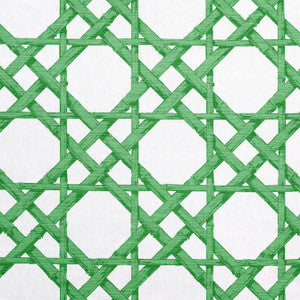Cyrus Cane Emerald Green F913140 by Thibaut Fabric