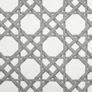 Cyrus Cane Grey F913141 by Thibaut Fabric