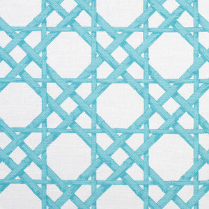 Cyrus Cane Turquoise F913143 by Thibaut Fabric