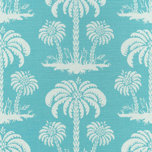 Palm Island Turquoise F913146 by Thibaut Fabric