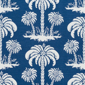 Palm Island Navy F913149 by Thibaut Fabric