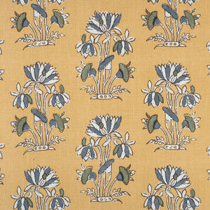 Lily Flower Harvest Gold F913202 by Thibaut Fabric