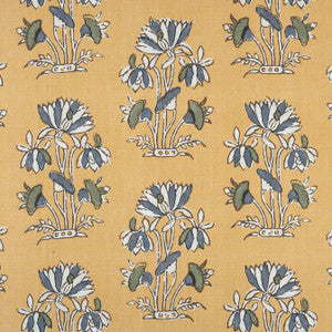Lily Flower Harvest Gold F913202 by Thibaut Fabric
