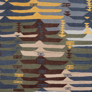 Rio Grande Bluestone and Moss F913209 by Thibaut Fabric