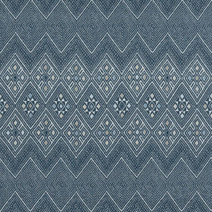 High Plains Navy and White F913231 by Thibaut Fabric