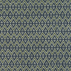 Tiburon Green and Bluestone F913235 by Thibaut Fabric