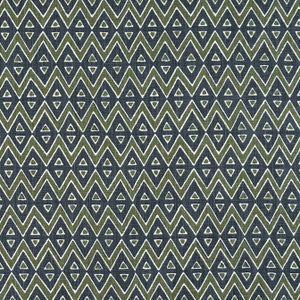Tiburon Green and Bluestone F913235 By Thibaut Fabric