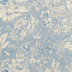 Rosalind Blue F913602 by Thibaut Fabric