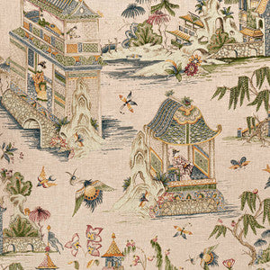 Grand Palace Blush F913616 by Thibaut Fabric