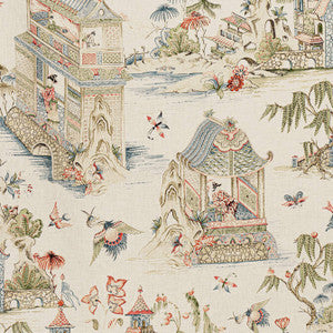Grand Palace Taupe F913618 by Thibaut Fabric