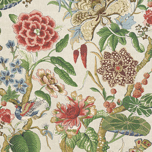 Hill Garden Flax F913657 by Thibaut Fabric