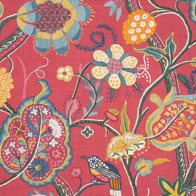 Windsor Pink F914302 by Thibaut Fabric Thibaut Fabric Windsor Pink F914302Fabric Canopy Fabric Book 100% Linen THAILAND </p><p>Repeat: V: 41 54 - Fabric Carolina -