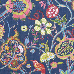 Windsor Navy F914303 by Thibaut Fabric