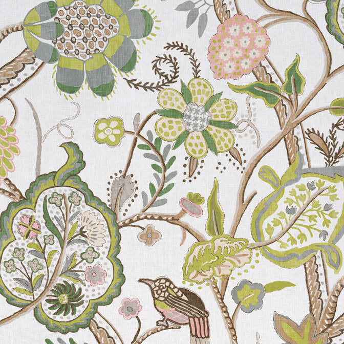 Windsor Brown and Green F914306 by Thibaut Fabric Thibaut Fabric Windsor Brown and Green F914306Fabric Canopy Fabric Book 100% Linen THAILAND </p><p>Repeat: V: 41 54 - Fabric Carolina -